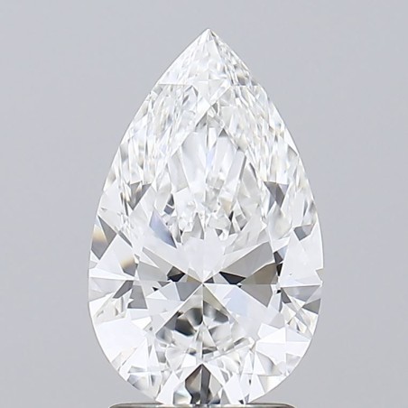 Diament laboratoryjny szlif gruszkowy, 2.2ct, VVS2, E, IGI LG757515770