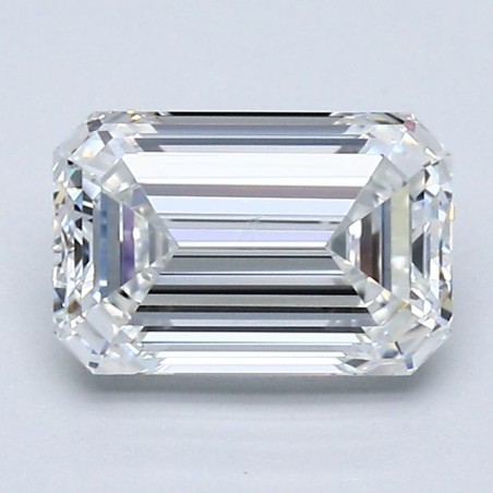 Diament szlif szmaragdowy, 1.5ct, VVS2, F, GIA 1236750973
