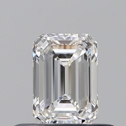 Diament szlif szmaragdowy, 0.42ct, VS1, F, GIA 2546120664