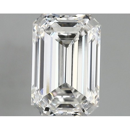Diament laboratoryjny szlif szmaragdowy, 2.6ct, VVS2, E, IGI LG758508758