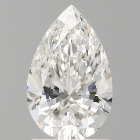 Diament laboratoryjny szlif gruszkowy, 1.57ct, VVS2, E, IGI LG752558611