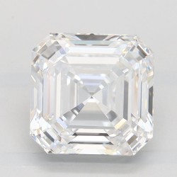 Diament laboratoryjny asscher, 2.42ct, VVS1, D, GIA 2537434905