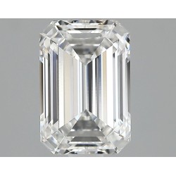 Diament laboratoryjny szlif szmaragdowy, 1.53ct, VVS2, E, IGI LG685580468