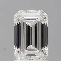 Diament laboratoryjny szlif szmaragdowy, 1.6ct, VVS2, E, IGI LG752555365