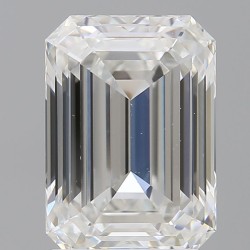 Diament laboratoryjny szlif szmaragdowy, 2.08ct, VVS2, E, IGI LG752556763