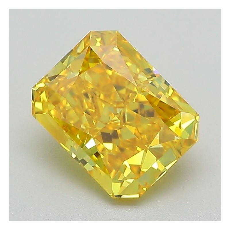 Diament laboratoryjny o barwie fantazyjnej radiant, 1.62ct, VVS1, Fancy Vivid Yellow, IGI LG574358840 Diament laboratoryjny o barwie fantazyjnej radiant, 1.62ct, VVS1, Fancy Vivid Yellow, IGI LG574358840