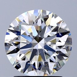Diament szlif okrągły, 2ct, VS2, H, GIA 2536943335