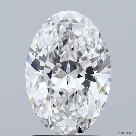 Diament laboratoryjny szlif owalny, 2.03ct, VVS1, E, IGI LG758515773