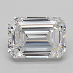 Diament laboratoryjny szlif szmaragdowy, 2.09ct, VVS2, E, GIA 2476955806