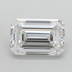 Diament laboratoryjny szlif szmaragdowy, 2.11ct, VVS2, E, GIA 2484160009