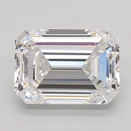 Diament laboratoryjny szlif szmaragdowy, 2.59ct, VVS2, E, GIA 2487334823