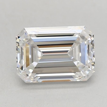 Diament laboratoryjny szlif szmaragdowy, 1.54ct, VVS2, E, GIA 6485517955