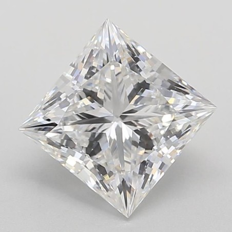 Diament laboratoryjny szlif princess, 2.58ct, VVS2, E, GIA 1489448742