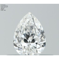 Diament szlif gruszkowy, 0.3ct, VVS2, E, GIA 6525293234