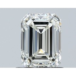 Diament szlif szmaragdowy, 1ct, VVS2, H, IGI 737564572