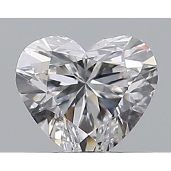 Diament serce, 0.43ct, VVS1, D, GIA 6512488707