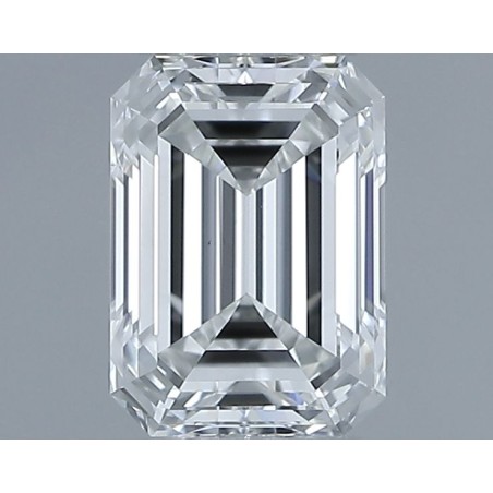 Diament szlif szmaragdowy, 0.57ct, VVS2, G, GIA 2526455007