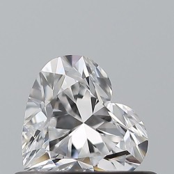 Diament serce, 0.44ct, VVS1, D, GIA 1529459301