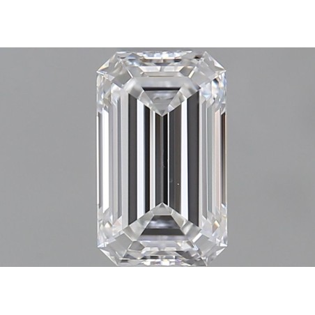 Diament szlif szmaragdowy, 0.5ct, VVS2, D, GIA 6525008196