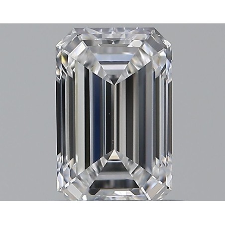 Diament szlif szmaragdowy, 0.76ct, VS1, D, GIA 5506779374