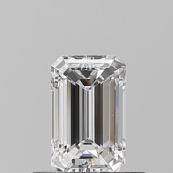 Diament szlif szmaragdowy, 0.5ct, VS2, D, GIA 6521114686