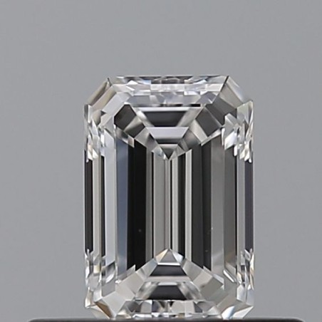 Diament szlif szmaragdowy, 0.42ct, VVS1, D, GIA 6521526364