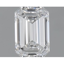 Diament szlif szmaragdowy, 0.5ct, VVS2, D, GIA 2527388904
