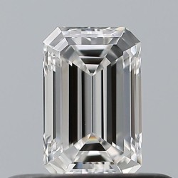 Diament szlif szmaragdowy, 0.34ct, VVS2, E, GIA 2524600542