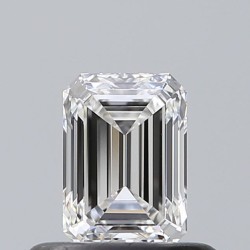 Diament szlif szmaragdowy, 0.5ct, VVS1, E, GIA 1543128161