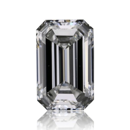 Diament szlif szmaragdowy, 0.39ct, VVS2, F, GIA 5543272601