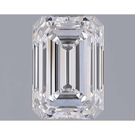 Diament laboratoryjny szlif szmaragdowy, 1.29ct, VVS2, E, IGI LG722575465