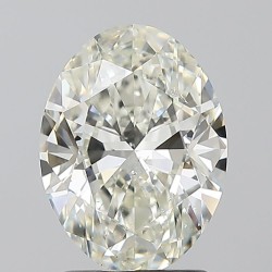 Diament szlif owalny, 2ct, SI1, I, HRD 250000153582