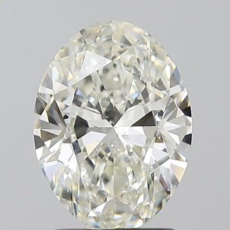 Diament szlif owalny, 2ct, SI1, I, HRD 250000153582