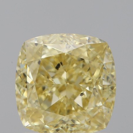 Diament o barwie fantazyjnej szlif poduszkowy brylantowy, 1.24ct, SI1, Fancy Brownish Yellow, GIA 6461333961