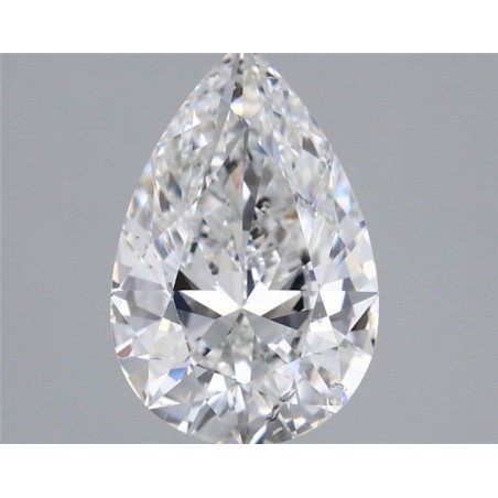 Diament szlif gruszkowy, 2ct, SI2, E, GIA 7428336618