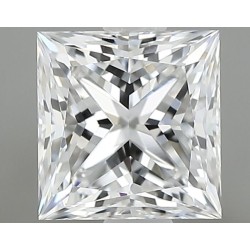Diament szlif princess, 1ct, VVS1, D, GIA 7538344564
