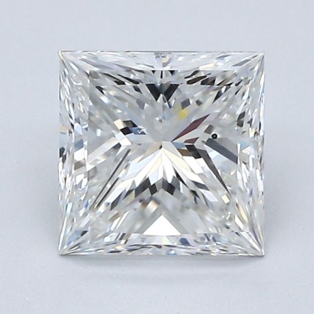 Diament szlif princess, 1.7ct, SI1, F, GIA 6535632661