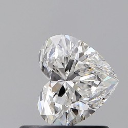 Diament serce, 0.7ct, VS1, E, GIA 6542289994