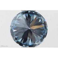 Diament laboratoryjny o barwie fantazyjnej szlif okrągły, 0.58ct, VVS1, Fancy Vivid Blue, IGI LG564379396