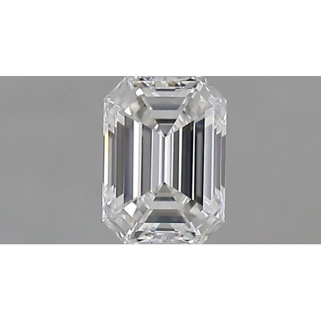 Diament szlif szmaragdowy, 0.5ct, VVS1, E, GIA 6541300267