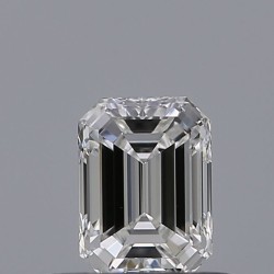 Diament szlif szmaragdowy, 0.4ct, VVS1, E, GIA 7542300563
