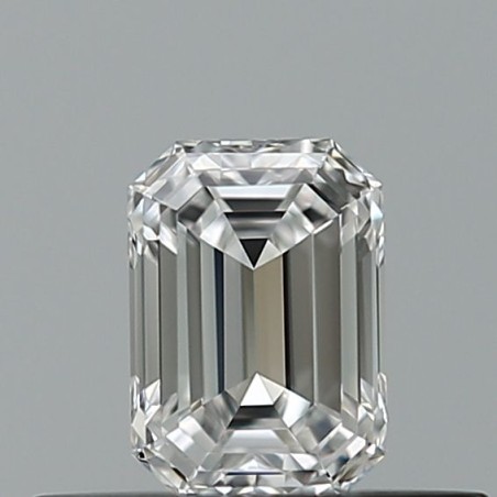 Diament szlif szmaragdowy, 0.33ct, VVS1, E, GIA 2544301051