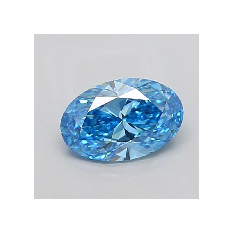 Diament laboratoryjny o barwie fantazyjnej szlif owalny, 1.26ct, VVS2, Fancy Vivid Blue, IGI LG737581759