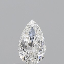Diament szlif gruszkowy, 0.5ct, VVS2, E, GIA 6542224215