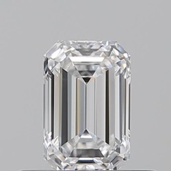 Diament szlif szmaragdowy, 0.5ct, VVS1, D, GIA 2235812908