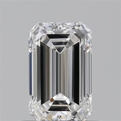 Diament szlif szmaragdowy, 0.7ct, VVS1, F, GIA 5232814846