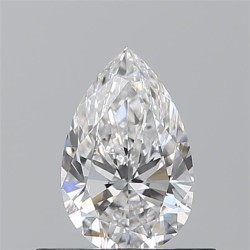 Diament szlif gruszkowy, 0.5ct, VS2, D, GIA 5543212867