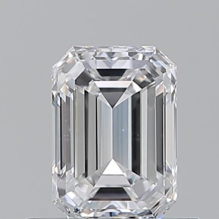 Diament szlif szmaragdowy, 0.7ct, VS2, D, GIA 6541214091