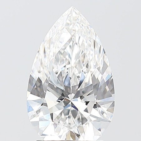 Diament laboratoryjny szlif gruszkowy, 2.08ct, VVS2, E, IGI LG758509206