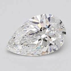 Diament laboratoryjny szlif gruszkowy, 1.58ct, IF, D, IGI LG582385677